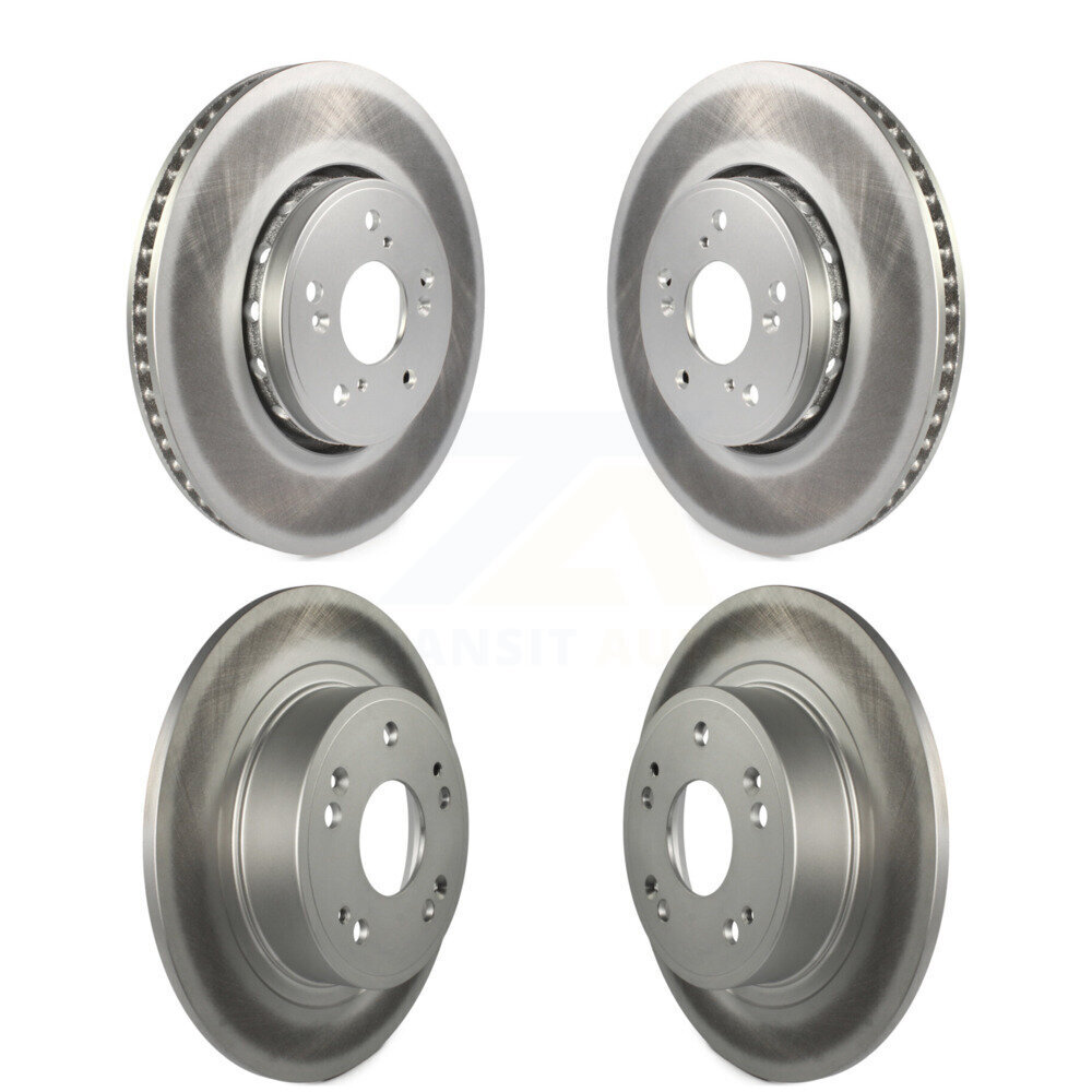 Front Rear Coated Disc Brake Rotors Kit For 2016 Acura ILX KG-101164