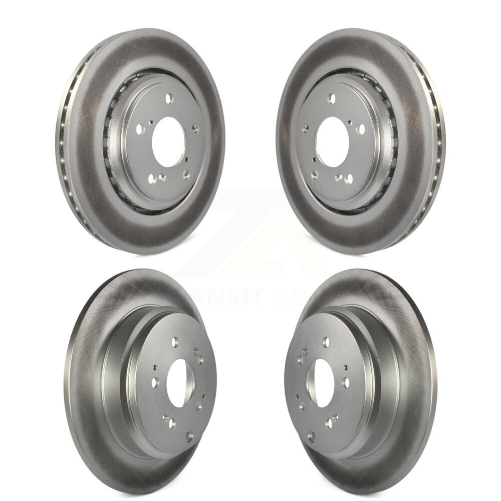 Front Rear Coated Disc Brake Rotors Kit For 2015-2017 Honda Odyssey KG-101170