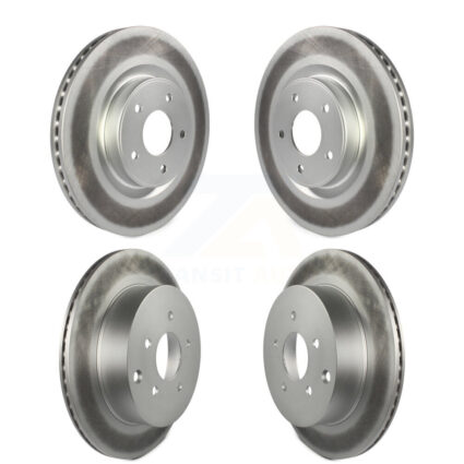 Front Rear Coated Disc Brake Rotors Kit For Nissan Murano Pathfinder INFINITI QX60 JX35 KG-101172