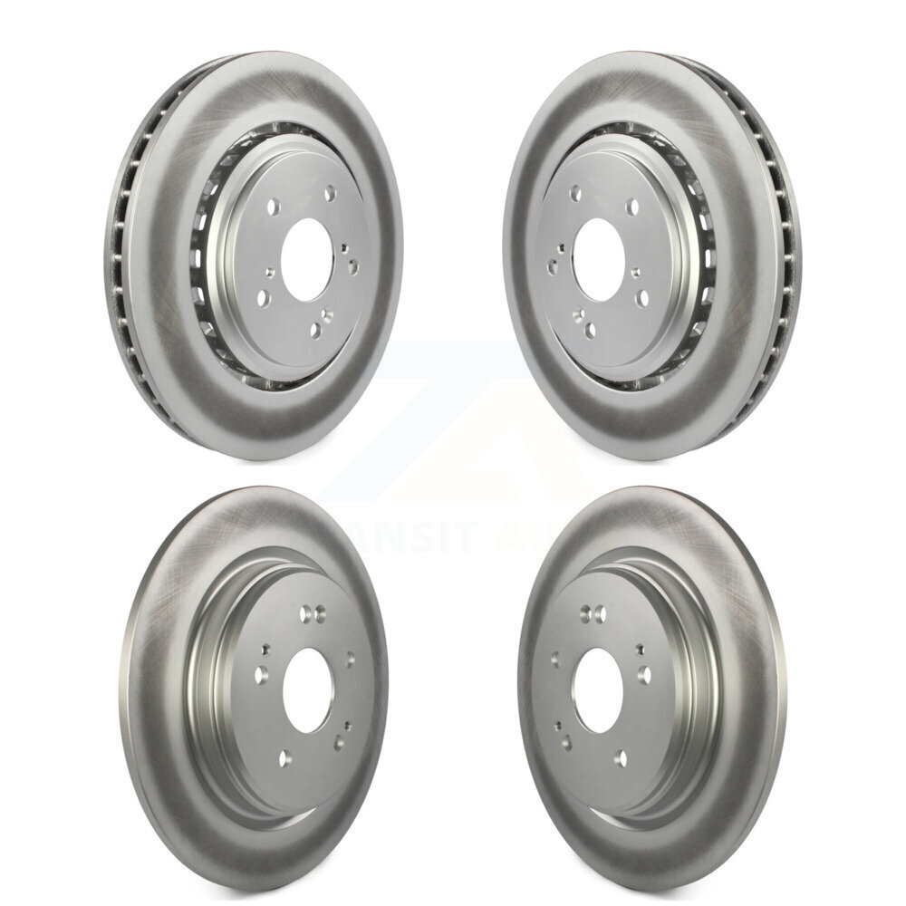 Front Rear Coated Disc Brake Rotors Kit For 2015-2020 Acura TLX KG-101175