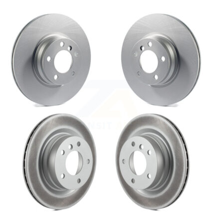 Front Rear Coated Brake Rotors Kit For 2012-2013 BMW 328i With 330mm Diameter Rotor KG-101176