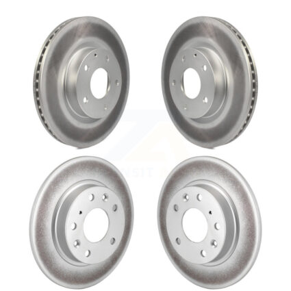 Front Rear Coated Disc Brake Rotors Kit For Mazda 3 CX-3 Sport KG-101180