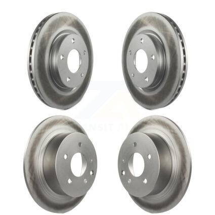 Front Rear Coated Disc Brake Rotors Kit For Nissan Sentra KG-101182