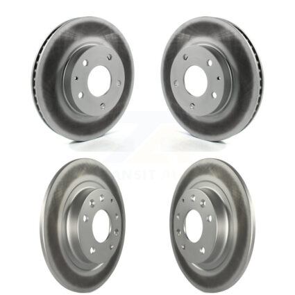 Front Rear Coated Disc Brake Rotors Kit For 2016-2018 Mazda CX-3 FWD KG-101184