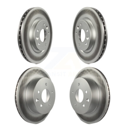 Front Rear Coated Disc Brake Rotors Kit For Nissan Rogue Sport Qashqai LEAF KG-101187