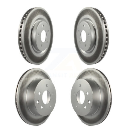 Front Rear Coated Disc Brake Rotors Kit For Nissan Rogue KG-101190
