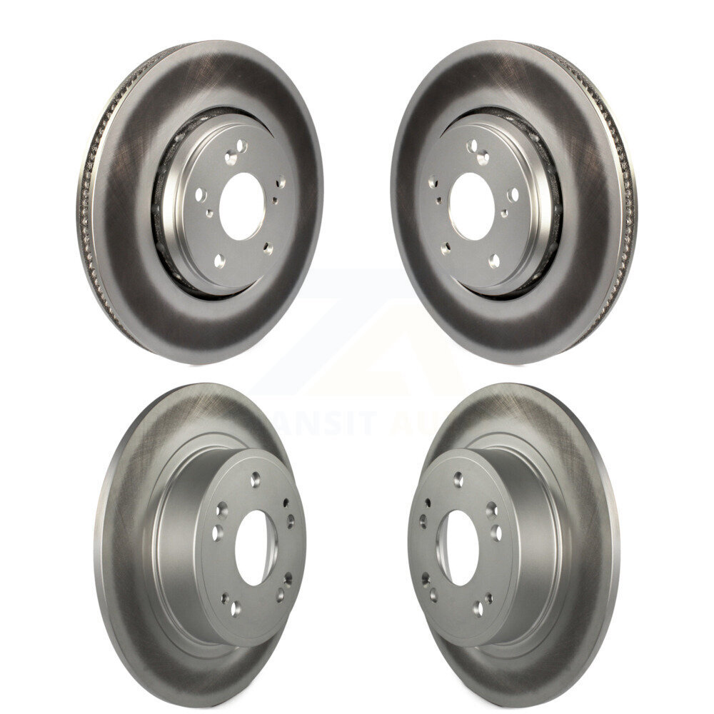 Front Rear Coated Disc Brake Rotors Kit For Honda Accord Acura ILX KG-101200