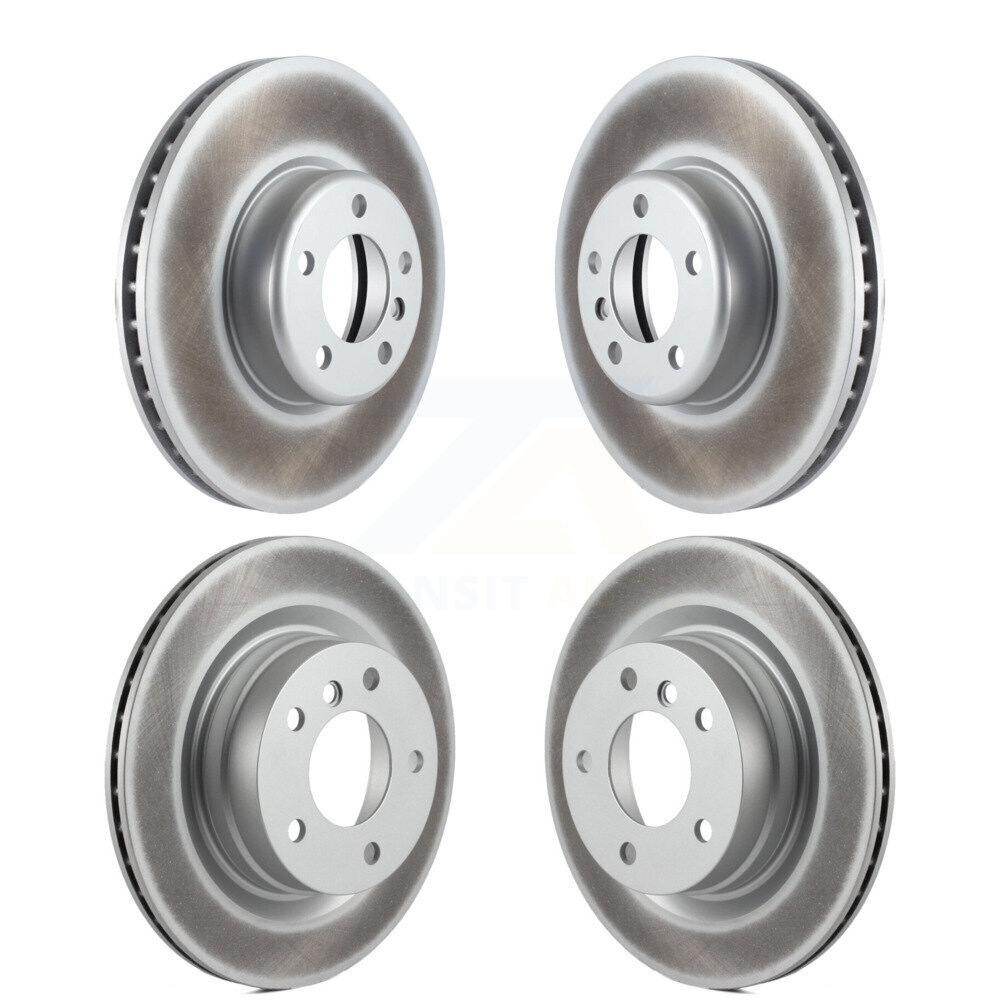 Front Rear Coated Disc Brake Rotors Kit For 2013 BMW 328i With 340mm Diameter Rotor KG-101206