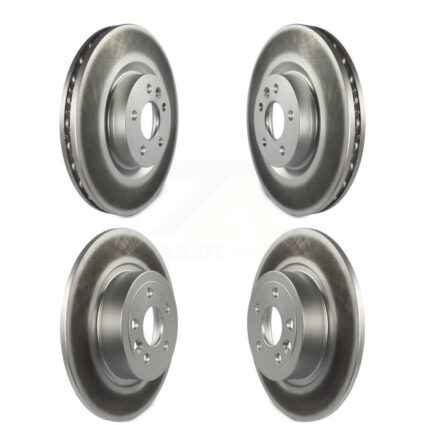 Front Rear Coated Disc Brake Rotors Kit For Land Rover Range Evoque KG-101221