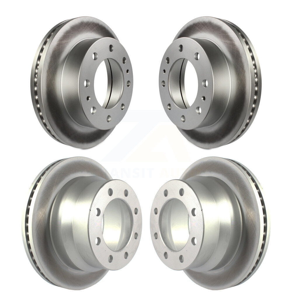Front Rear Coated Disc Brake Rotors Kit For Chevrolet Express 4500 GMC Savana KG-101225