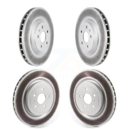 Front Rear Coated Disc Brake Rotors Kit For 2010-2015 Chevrolet Camaro SS KG-101228
