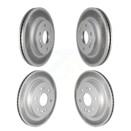 Front Rear Coat Brake Rotor Kit For GMC Chevrolet Silverado 1500 Sierra Yukon Tahoe XL LTD KG-101238