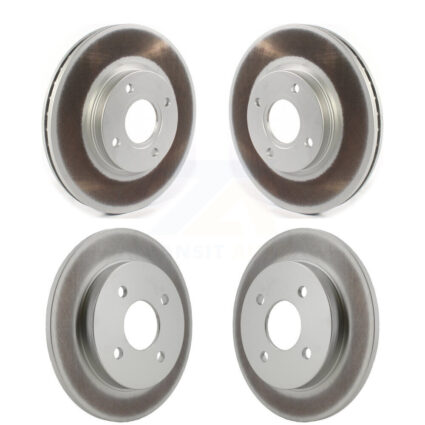 Front Rear Coated Disc Brake Rotors Kit For 2014-2019 Ford Fiesta ST KG-101241