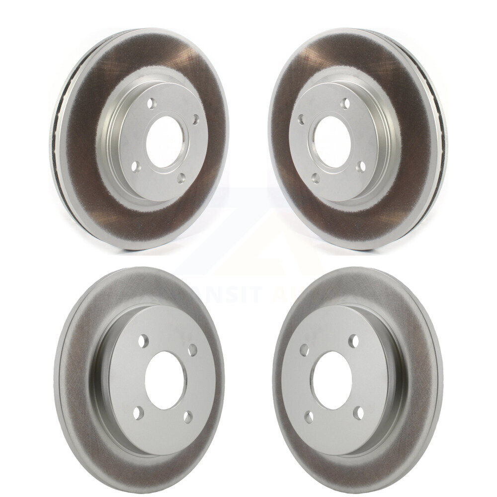 Front Rear Coated Disc Brake Rotors Kit For 2014-2019 Ford Fiesta ST KG-101241