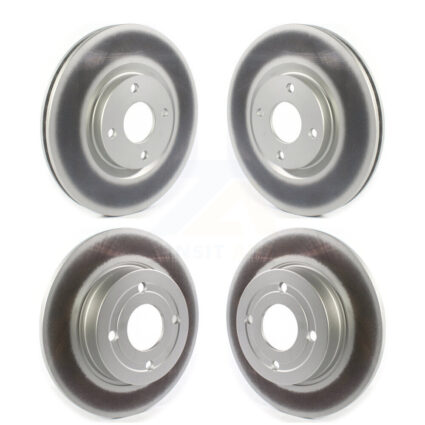 Front Rear Coated Disc Brake Rotors Kit For 2018-2021 Ford EcoSport FWD KG-101242