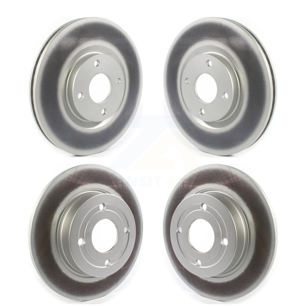 Front Rear Coated Disc Brake Rotors Kit For 2018-2021 Ford EcoSport FWD KG-101242