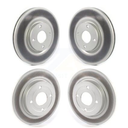 Front Rear Coated Disc Brake Rotors Kit For 2018-2022 Ford EcoSport AWD KG-101243