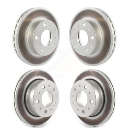 Front Rear Coated Disc Brake Rotors Kit For Ram ProMaster 2500 3500 1500 With Vented Rotor KG-101246