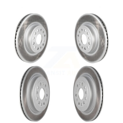 Front Rear Coated Disc Brake Rotors Kit For Ram 1500 KG-101248