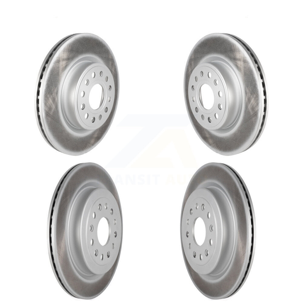 Front Rear Coated Disc Brake Rotors Kit For Ram 1500 KG-101248