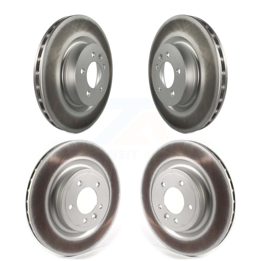 Front Rear Coated Disc Brake Rotors Kit For Land Rover Range Sport Discovery KG-101260