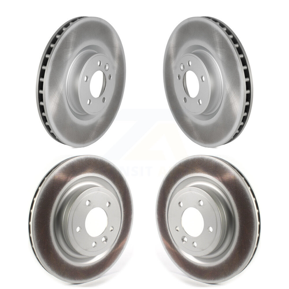 Front Rear Coated Disc Brake Rotors Kit For Land Rover Range Sport Discovery KG-101269