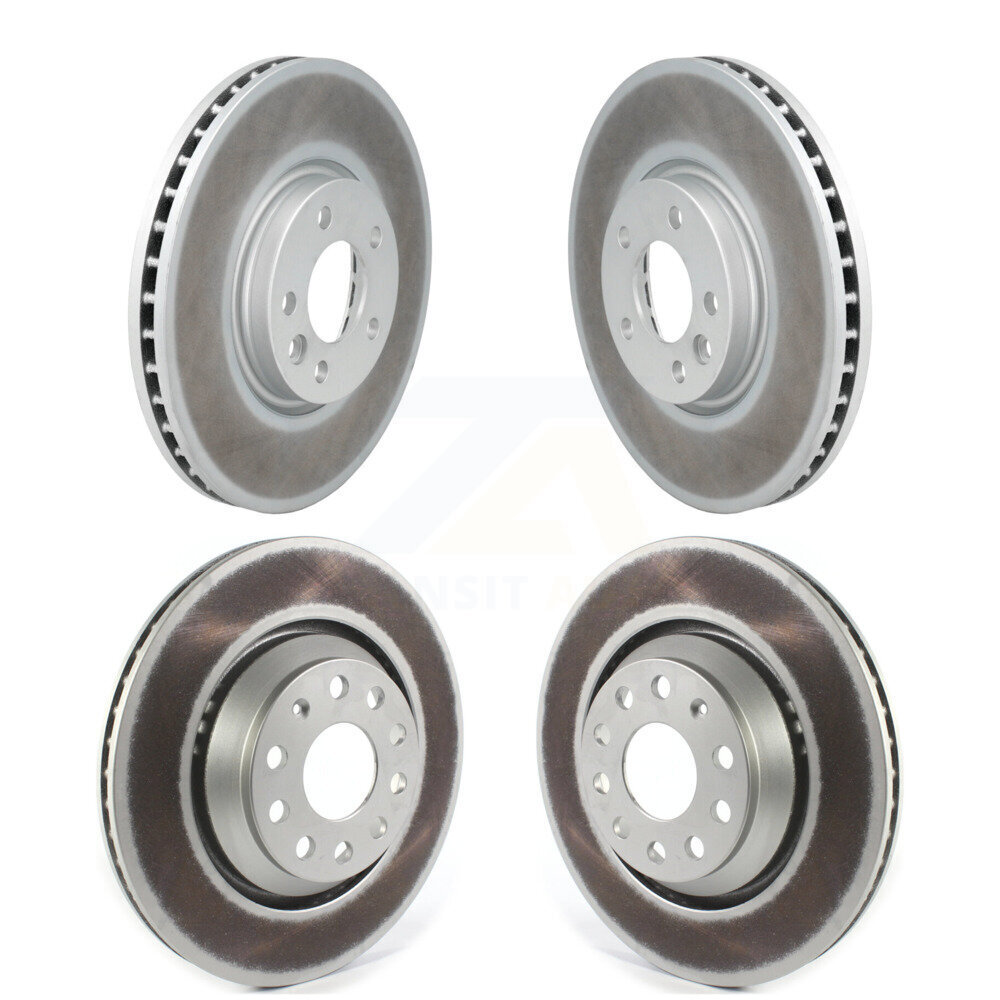 Front Rear Coated Disc Brake Rotors Kit For Volkswagen CC Passat KG-101270
