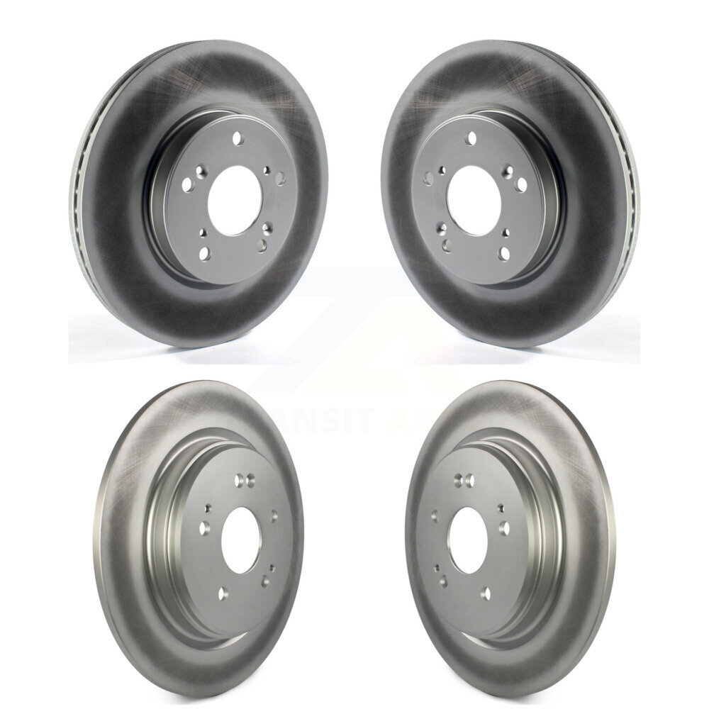 Front Rear Coated Disc Brake Rotors Kit For 2020 Honda CR-V 2.0L KG-101273