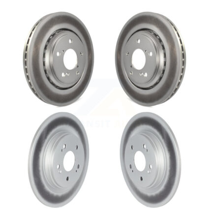 Front Rear Coated Disc Brake Rotors Kit For 2018-2024 Honda Odyssey KG-101275