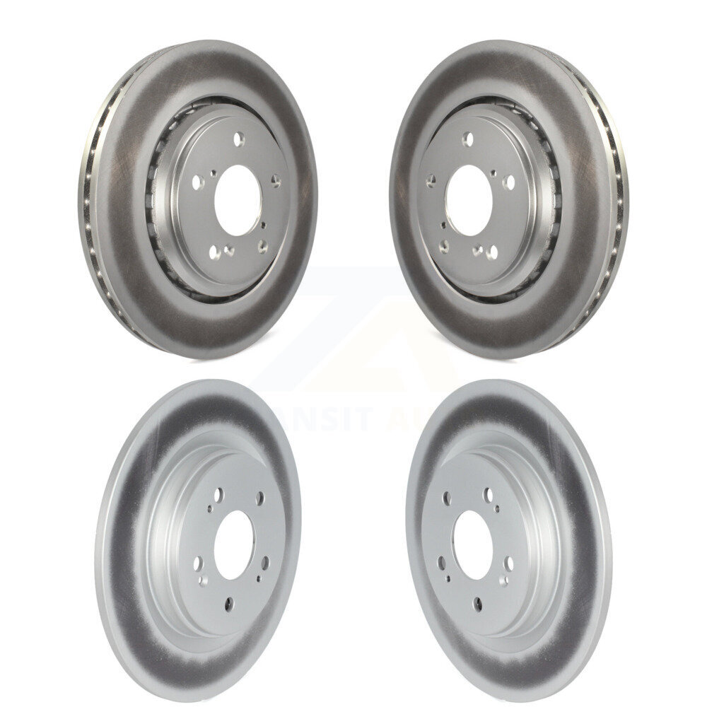 Front Rear Coated Disc Brake Rotors Kit For 2018-2024 Honda Odyssey KG-101275