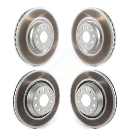 Front Rear Coated Brake Rotors Kit For Volkswagen Audi GTI Q3 Golf R Arteon S3 A3 Quattro KG-101277