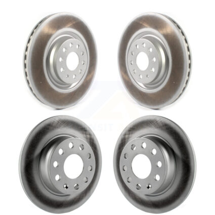 Front Rear Coated Disc Brake Rotor Kit For Audi A3 Quattro With 340mm Diameter KG-101278