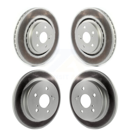 Front Rear Coated Disc Brake Rotors Kit For Toyota Camry Avalon KG-101282