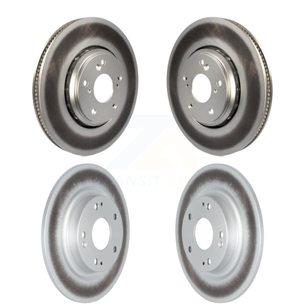 Front Rear Coated Disc Brake Rotors Kit For 2017-2020 Honda Civic Si KG-101285
