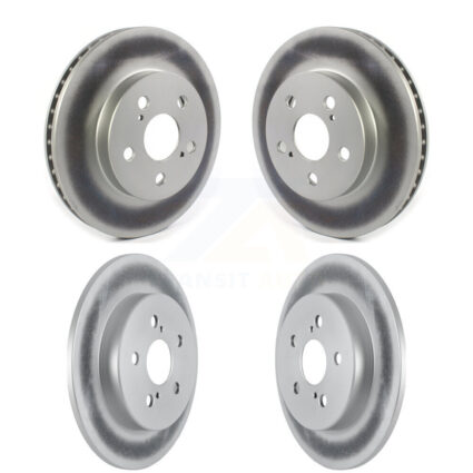 Front Rear Coated Disc Brake Rotor Kit For Toyota Corolla FULL HYBRID EV-GAS (FHEV) engine KG-101287