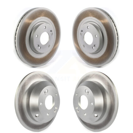 Front Rear Coated Disc Brake Rotors Kit For 2015-2021 Kia Sedona KG-101288