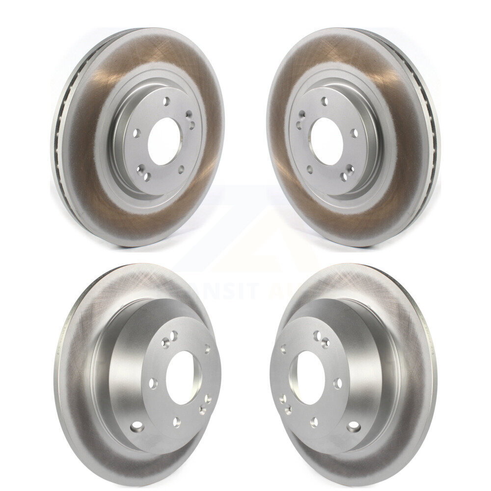 Front Rear Coated Disc Brake Rotors Kit For 2015-2021 Kia Sedona KG-101288