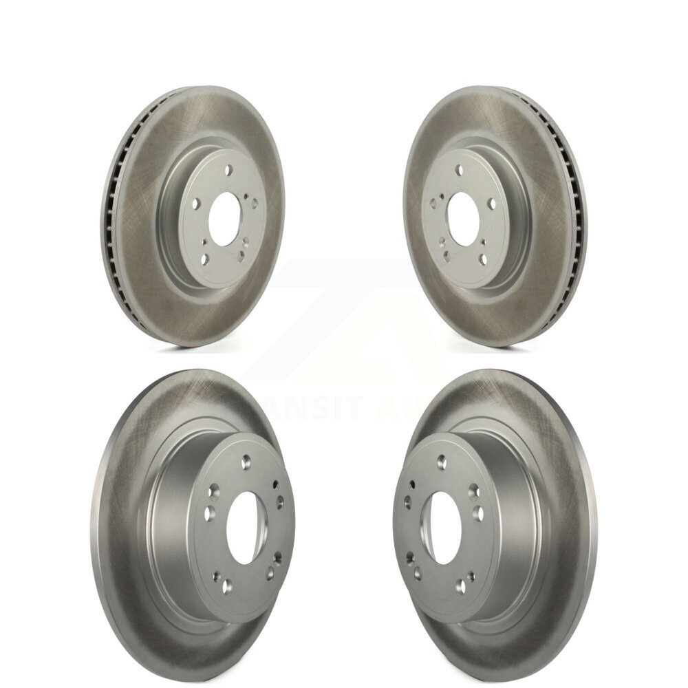 Front Rear Coated Disc Brake Rotors Kit For Honda Accord KG-101291