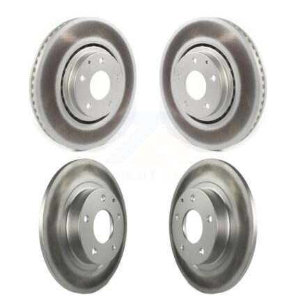 Front Rear Coated Disc Brake Rotors Kit For 2019-2021 Mazda 6 Turbocharged KG-101294