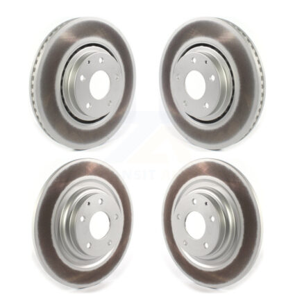 Front Rear Coated Disc Brake Rotors Kit For 2016-2023 Mazda CX-9 KG-101295