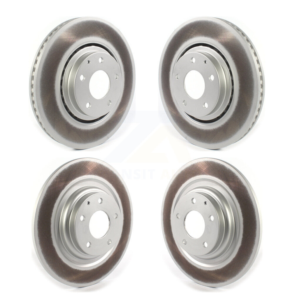 Front Rear Coated Disc Brake Rotors Kit For 2016-2023 Mazda CX-9 KG-101295