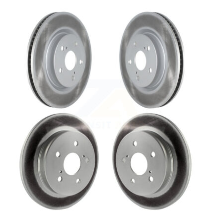 Front Rear Coat Brake Rotor Kit For Toyota RAV4 Camry Corolla Cross Lexus Venza C-HR Prius KG-101297