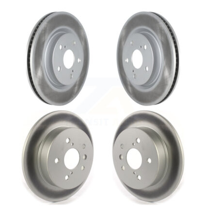 Front Rear Coated Disc Brake Rotors Kit For Toyota Camry KG-101298