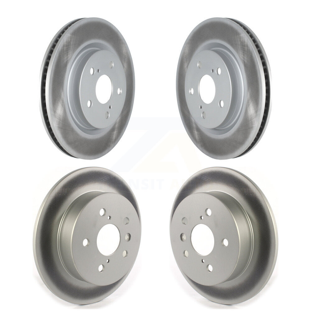 Front Rear Coated Disc Brake Rotors Kit For Toyota Camry KG-101298