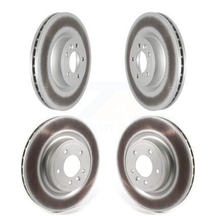 Front Rear Coated Disc Brake Rotors Kit For Land Rover Range Sport Discovery KG-101301