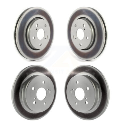 Front Rear Coated Disc Brake Rotors Kit For Toyota C-HR KG-101308