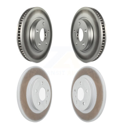 Front Rear Coat Brake Rotor Kit For 2005 Chevrolet Uplander Buick Terraza Saturn Relay FWD KG-101380