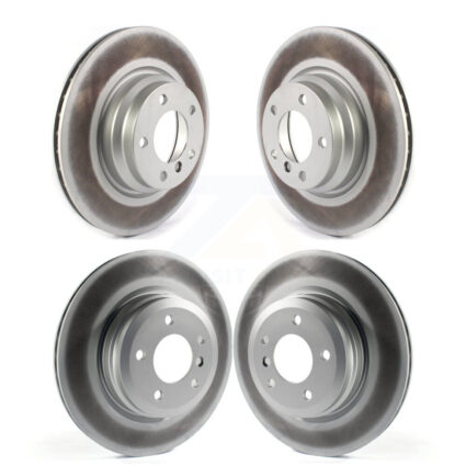 Front Rear Coated Disc Brake Rotors Kit For 2006 BMW 330i 330xi KG-101386