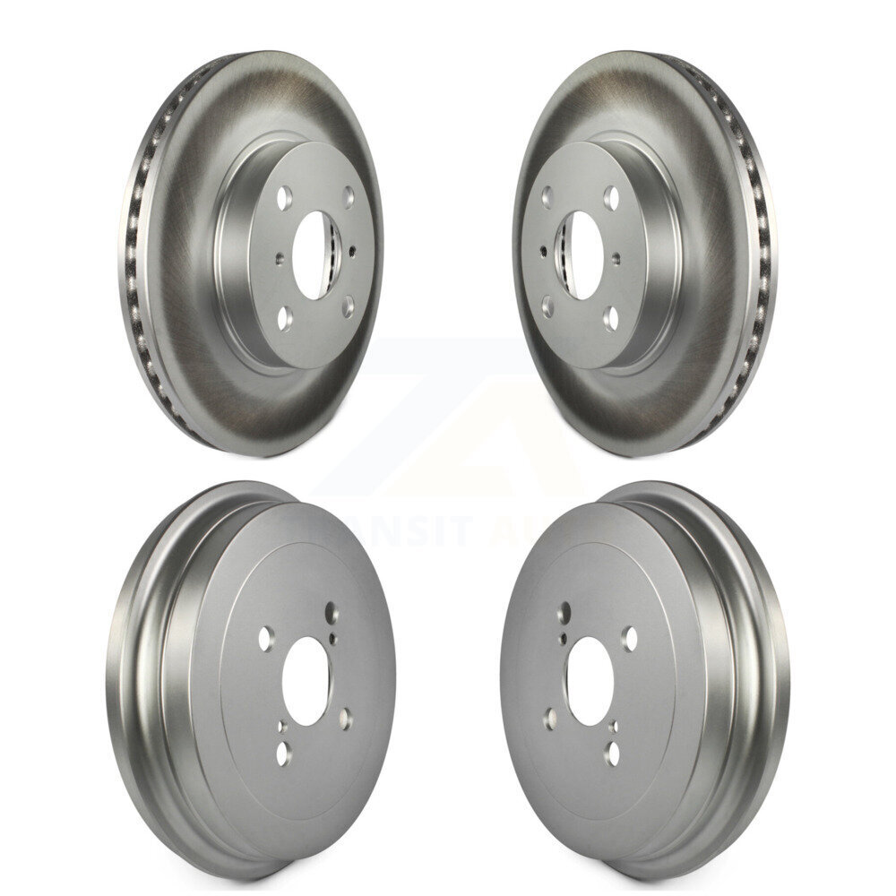 Front Rear Disc Brake Rotors Drums Kit For Toyota Yaris KG-101437
