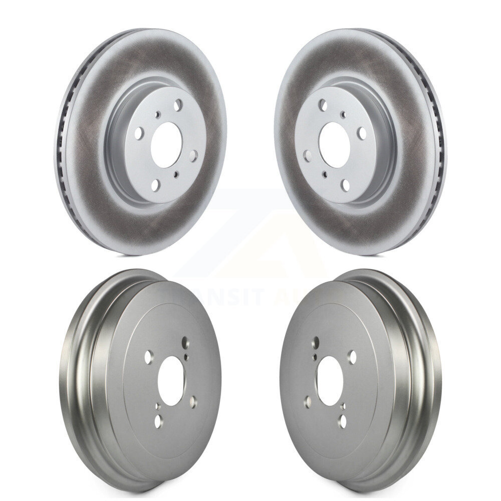 Front Rear Disc Brake Rotors Drums Kit For Toyota Yaris KG-101438